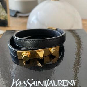 YSL double wrap bracelet